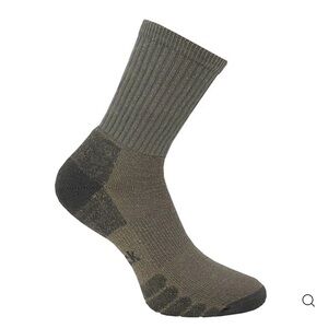 EURO 2 Pack Path Cool Crew  Snowboarding/Athletic Outdoor Socks  Mud Small   NWT